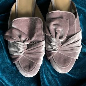 A New Day- Purple velvet slip on